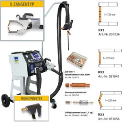 GYS Punktschweißgerät GYSPOT INVERTER 100R-X 100 R X 019911 X Zange