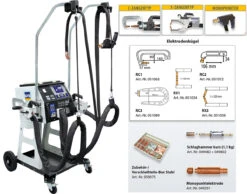 GYS Punktschweißgerät GYSPOT INVERTER 100R-CX 100 R C X 022317 C + X Zange