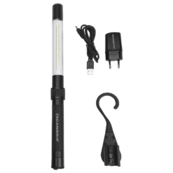 SCANGRIP LINE LIGHT R Akku Handleuchte Mit Spotlight 400/150 Lumen 03.5244