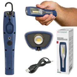 SCANGRIP MINI MAG COB LED Akku Handlampe Arbeitsleuchte 03.5403 Magnet Jetzt 03.5692