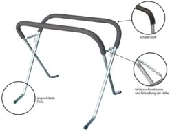 GYS Lackier- Und Karosserie-Teile Klappbock 040601 Mit Angewinkelten Füßen