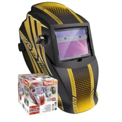 GYS Schweißhelm LCD HERMES 9-13 G Gold Für MMA MIG WIG Silber 040892