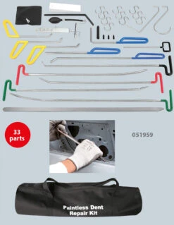 GYS Dellenausbeulhebel Set 051959 Ausbeul Hebel Set 33 Teilig