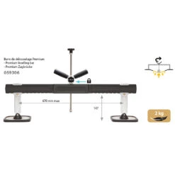 GYS Premium Zugbrücke Zugtraverse 0,67m Mit Füßen 059306 2kg