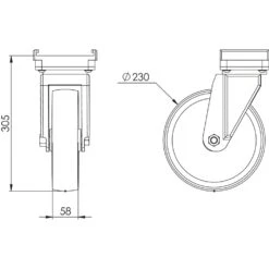GYS Fahr-Rollensatz Für - ERGO LIFT 1000 - 076778 -Feintool Verkaufe 076778 secondary 1