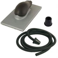 MIRKA Handblock 115 X 230 Mm 36-Loch Klett Grau Mit MIRKA Schlauch 4m 8391702011