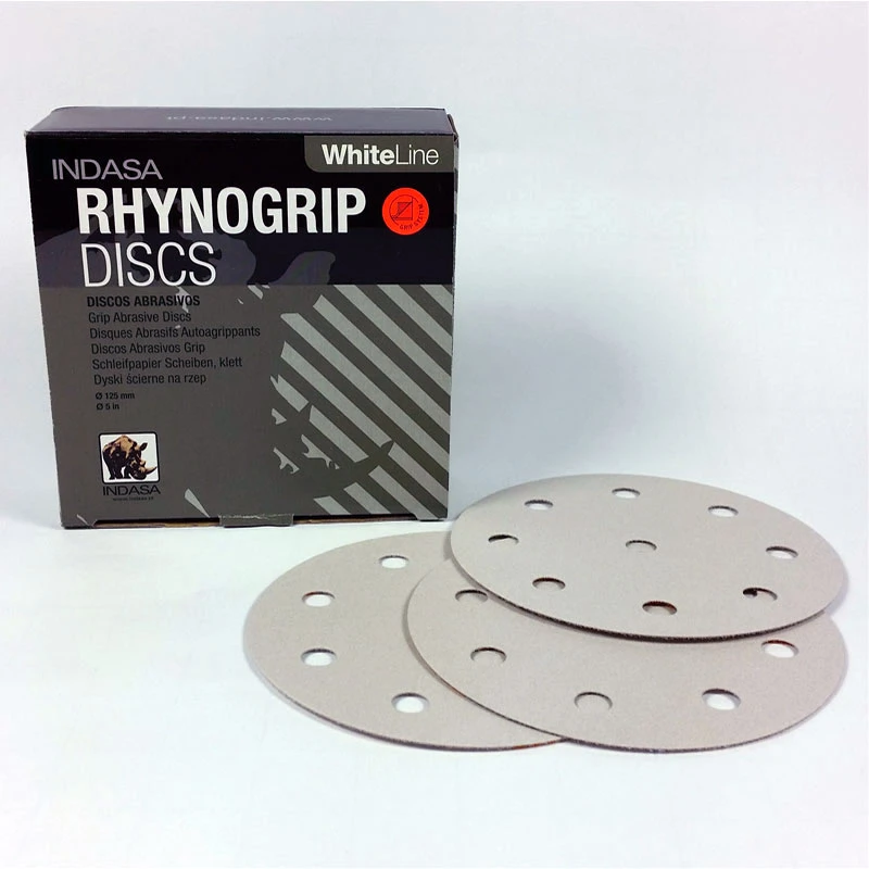 INDASA Klett Schleifscheiben WHITE LINE Ø 125mm 8+1 FH Loch 50 Stück P40 - P600 1 INDASA Klett Schleifscheiben WHITE LINE Ø 125mm 8+1 FH Loch 50 Stück P40 - P600