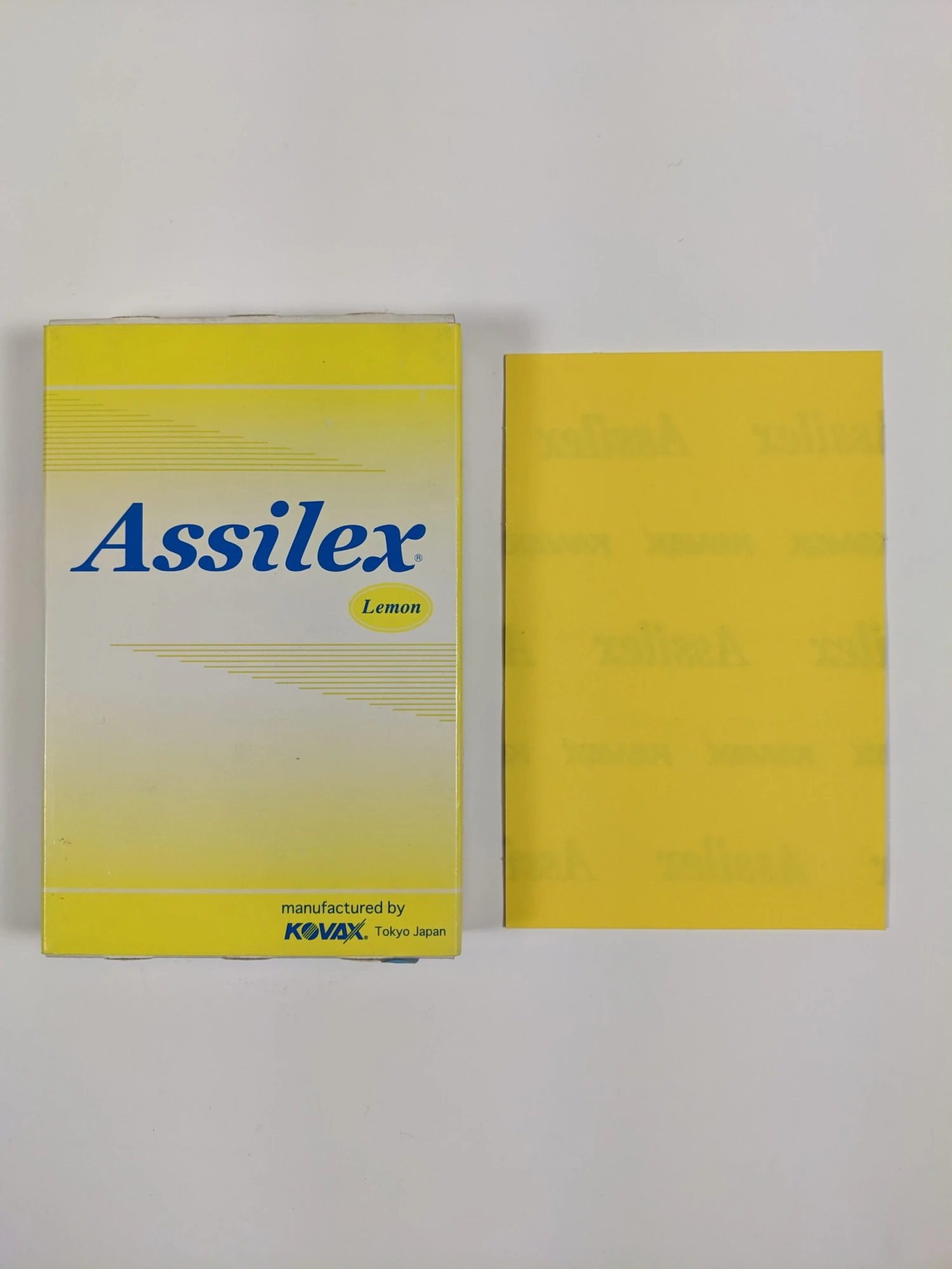 KOVAX Assilex Lemon 191-1505 Feinschleifblatt Selbstklebend P800 Lemon 130x85mm 50 Stk. 2 KOVAX Assilex Lemon 191-1505 Feinschleifblatt Selbstklebend P800 Lemon 130x85mm 50 Stk. – Bild 2