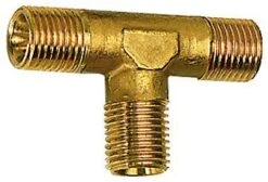 RIEGLER T-Stück R 1 Aussen/aussen/aussen Messing SW 30 Konisch