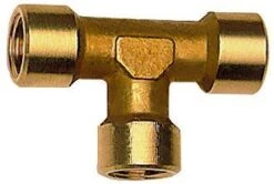 RIEGLER T-Stück R 1/2 Innen/innen/innen Messing SW 21 Zylindrisch