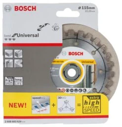Bosch Diamanttrennscheibe Best For Universal 115 X 22,23 X 2,2 X 12 Mm 2608603629 -Feintool Verkaufe 2608603629 bo pro p f 1