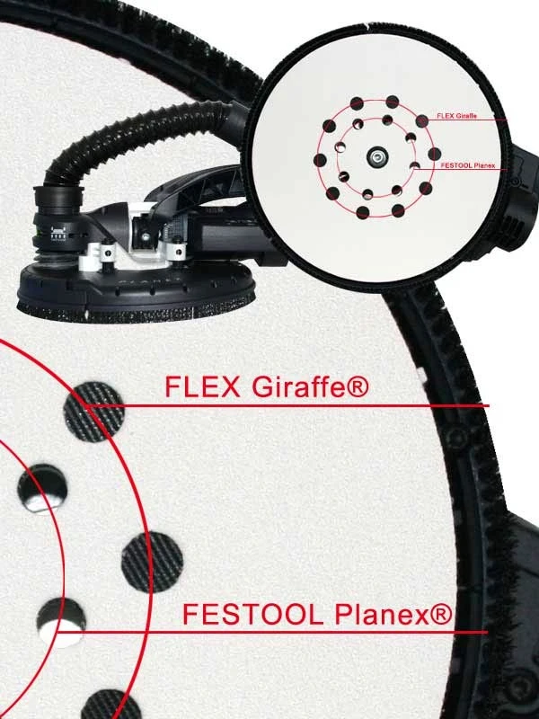 10x 225mm Schleifscheiben Für FLEX Giraffe WST 700 GE 5 R 15 Loch P40 Bis P600 2 10x 225mm Schleifscheiben Für FLEX Giraffe WST 700 GE 5 R 15 Loch P40 Bis P600 – Bild 2