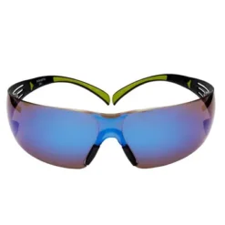 3M™ SecureFit™ 400 Schutzbrille Antikratz-Beschichtung, Blaue Scheibe, Verspiegelt SF408AS
