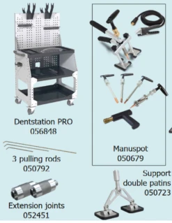 GYS Karosserie-Ausstattung Pti 2 + Dent Pro 400 D36437 -Feintool Verkaufe 400PROSET 1