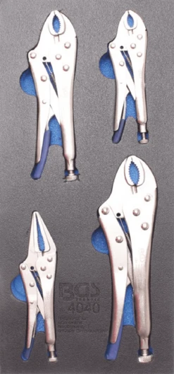 BGS Werkstattwageneinlage 1/3: Gripzangen | 4-tlg. – 4040