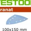 Festool Granat Schleifblätter Delta 100x150 Klett 7 Loch P40 - P400 Für Z.B. DTS 400