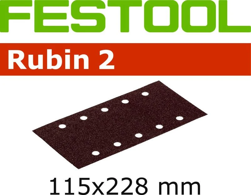 Festool Schleifstreifen Rubin 2 STF Klett 115X228 P40 Bis P220 1 Festool Schleifstreifen Rubin 2 STF Klett 115X228 P40 Bis P220