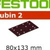 Festool Schleifstreifen Rubin 2 STF Klett 80X133 P40 Bis P220