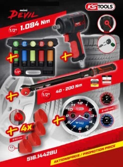 KS Tools Reifen-/Räder Aktionspaket 13-tlg 516.1442BU