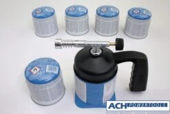 ACH Lötlampe Lötmeister LM1000 Inclusive 5 Gaskartuschen 525351