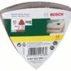 Bosch Schleifblatt-Set Für Delta-Schleifer 25-teilig 93 Mm 60 - 240 2607019500