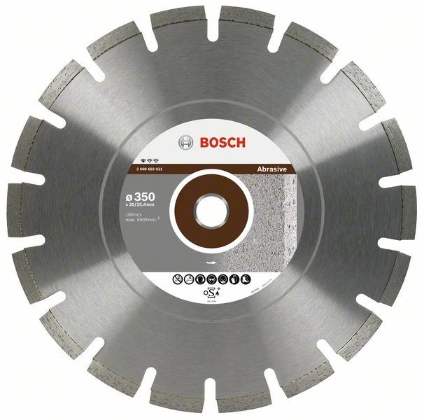 Bosch Diamanttrennscheibe Standard For Abrasive 300 X 20,00/25,40 X 2,8 X 10 Mm 2608602620 2 Bosch Diamanttrennscheibe Standard For Abrasive 300 X 20,00/25,40 X 2,8 X 10 Mm 2608602620 – Bild 2