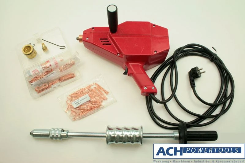 ACH MINISPOTTER Bolzenschweißgerät Kompl. Mit Zubehör Im Roten Kunststoff-Koffer 550000 3 ACH MINISPOTTER Bolzenschweißgerät Kompl. Mit Zubehör Im Roten Kunststoff-Koffer 550000 – Bild 3