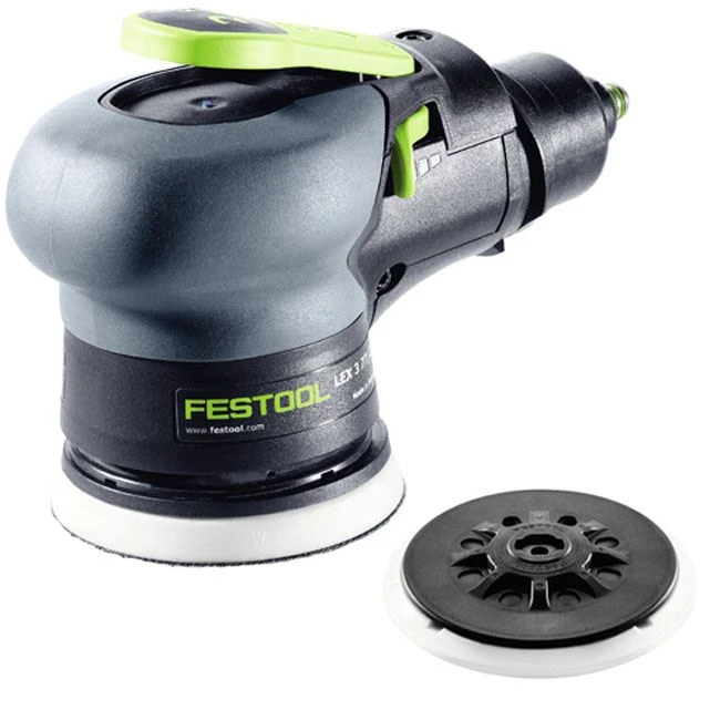 Festool 77mm Druckluft Exzenterschleifer LEX 3 77/2,5 691131 2,5mm Hub Im Karton 2 Festool 77mm Druckluft Exzenterschleifer LEX 3 77/2,5 691131 2,5mm Hub Im Karton – Bild 2