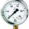 Riegler Glyzerinmanometer, CrNi-Stahl, G 1/2 Unten, 0 - 4,0 Bar, Ø 100