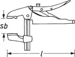 HAZET Grip-Zange 753-2 -Feintool Verkaufe 753 2 23skizze