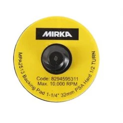 MIRKA 10x Schleifteller Quick Lock 32mm PSA Hart 8294595311