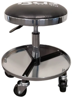 BGS Werkstatt-Arbeitssitz Mit 5 Rollen | Ø 360 Mm – 8388