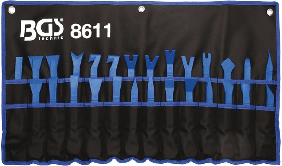 BGS Zierleistenkeil-/Schaber-Satz | 27-tlg. – 8611 1 BGS Zierleistenkeil-/Schaber-Satz | 27-tlg. – 8611