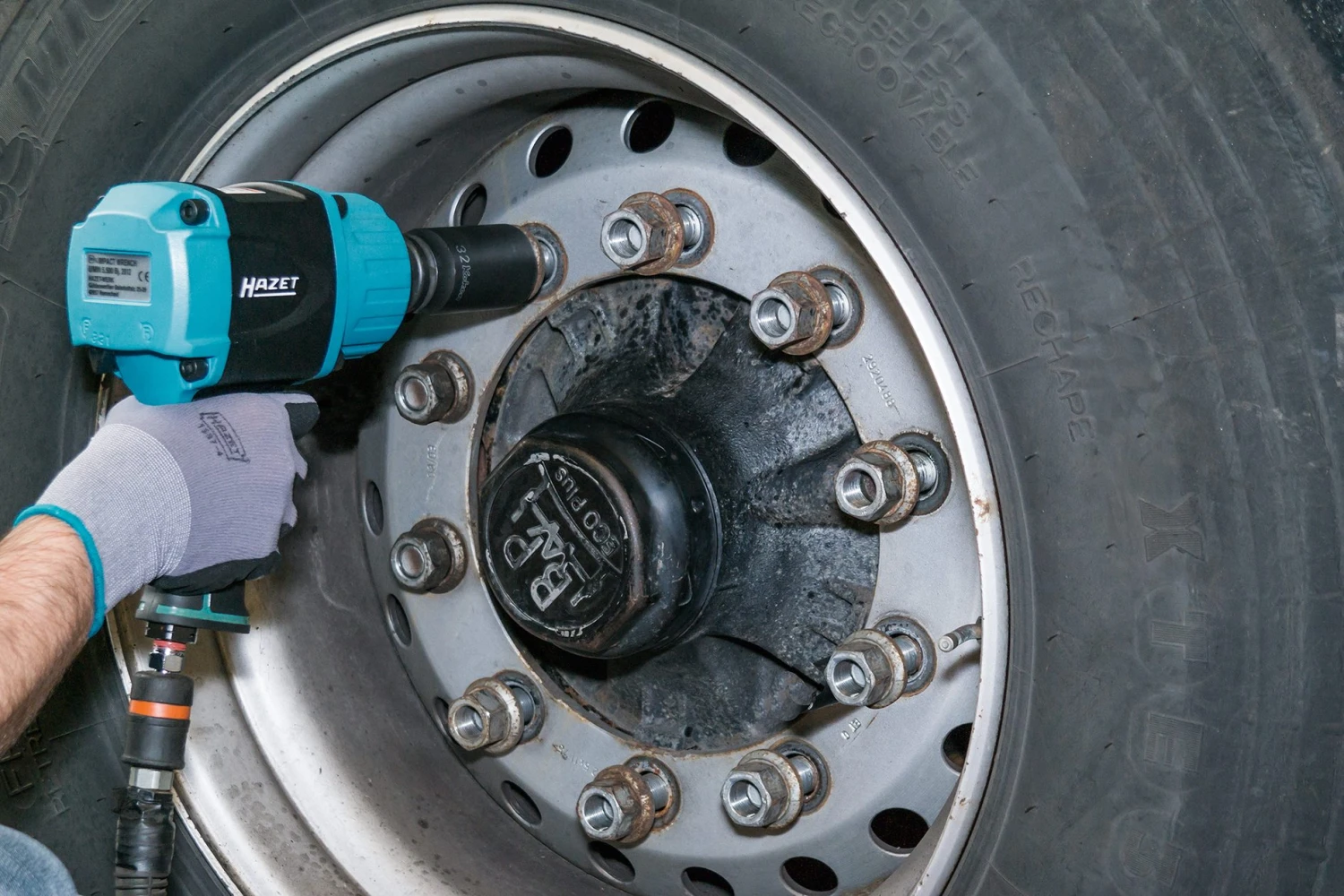 HAZET Schlagschrauber 1800 Nm 20mm 3/4 Zoll Hochleistungs-Doppelhammer-Schlagwerk 9013MG 7 HAZET Schlagschrauber 1800 Nm 20mm 3/4 Zoll Hochleistungs-Doppelhammer-Schlagwerk 9013MG – Bild 7