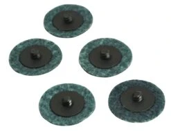 HAZET 5x ROLOC Schleifvlies Scheiben 50mm Korn 300 Blau Vliesscheiben