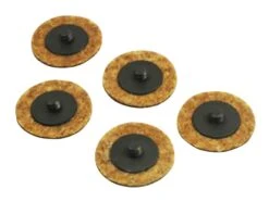 HAZET 5x ROLOC Schleifvlies Scheiben 50mm Korn 80 Braun Vliesscheiben