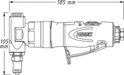 HAZET Blechknabber 9036N-1 -Feintool Verkaufe 9036n 1 23skizze