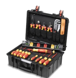 Wiha Werkzeugkoffer Basic Set L Electric 34-tlg.(Azubikoffer) - 44505 -Feintool Verkaufe 930070401 Werkzeugkoffer L Ausbildungskoffer 01