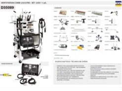 GYS Spotter Ausbeulspotter GYSLINER Combi 230 E Pro Set D35089 Ausbeulsystem