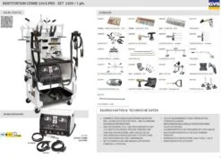 GYS Spotter Ausbeulspotter COMBI 230 E PRO Set D36156 Profi Reparaturstation Set