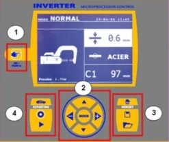 GYS GYSPOT INVERTER BP-LCX-s7 Karosserie Punktschweissanlage - 058781 -Feintool Verkaufe Display BP LCX