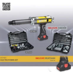 GYS Zug Druck Presse ELECTRO POWER D57401 Viel Zubehör 057401