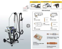GYS GYSPOT INVERTER 100 R CX Set D22317 Punktschweißgerät Punkt Schweißgerät