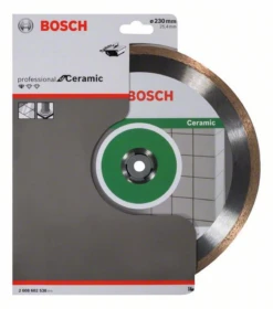 Bosch Diamanttrennscheibe Standard For Ceramic 230 X 25,40 X 1,6 X 7 Mm 2608602538