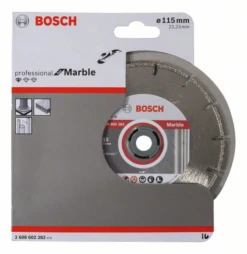 Bosch Diamanttrennscheibe Standard For Marble 115 X 22,23 X 2,2 X 3 Mm 2608602282