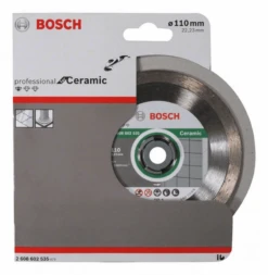 Bosch Diamanttrennscheibe Standard For Ceramic 110 X 22,23 X 1,6 X 7,5 Mm 2608602535