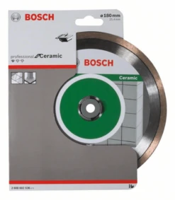 Bosch Diamanttrennscheibe Standard For Ceramic 180 X 25,40 X 1,6 X 7 Mm 2608602536