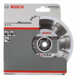 Bosch Diamanttrennscheibe Standard For Abrasive 115 X 22,23 X 6 X 7 Mm 2608602615
