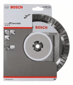 Bosch Diamanttrennscheibe Best For Concrete 180 X 22,23 X 2,4 X 12 Mm 2608602654
