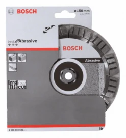 Bosch Diamanttrennscheibe Best For Abrasive 150 X 22,23 X 2,4 X 12 Mm 2608602681